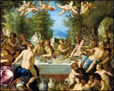 Le festin des dieux : Le mariage de Bacchus et d'Ariane