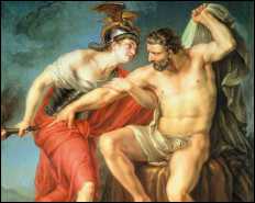 Hercule sur le bûcher et Philoctète