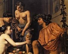 Bacchus, Nymphe et Cupidon