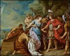 Arrivée de Persée et de Danaé sur l'île de Sériphos 