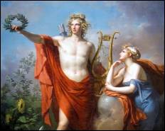 Apollon et la muse Uranie par Meynier
