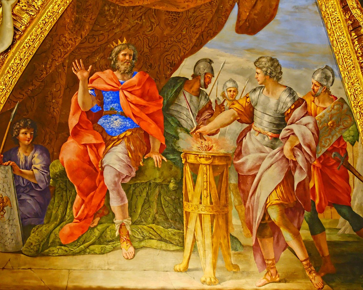 Fondation de Rome : Romulus et les sept Rois De Rome  Romanelli_scaevola